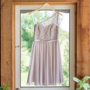 Silver Gray Dress | David’s Bridal